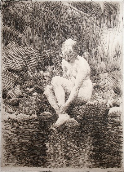 Dagmar von Anders Zorn als Kunstdruck auf Leinwand
