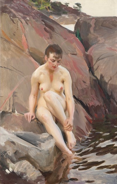 Maerta von Anders Zorn als Kunstdruck auf Leinwand