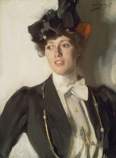 Martha Dana von Anders Zorn als Kunstdruck auf Leinwand
