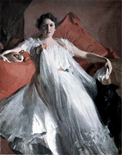 Mme Ashley von Anders Zorn als Kunstdruck auf Leinwand