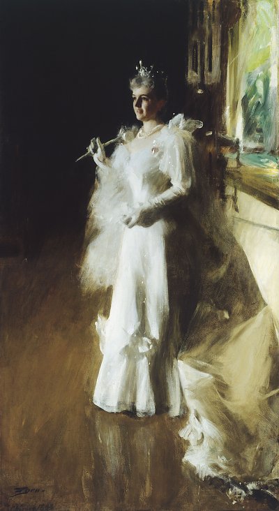 Mrs. Potter Palmer von Anders Zorn als Kunstdruck auf Leinwand