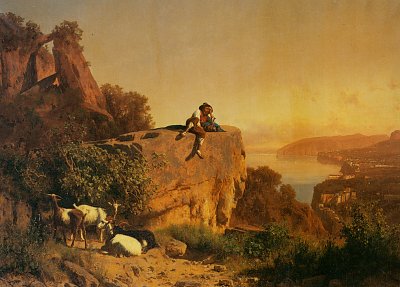 Surveying the vista von Anders Zorn als Kunstdruck auf Leinwand