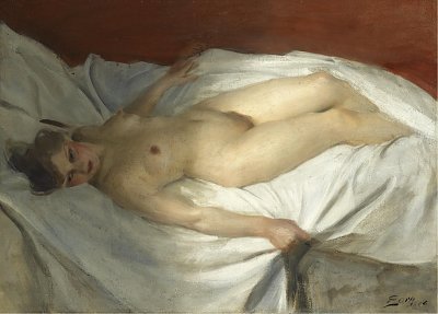 The Awakening von Anders Zorn als Kunstdruck auf Leinwand