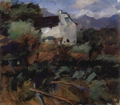 Alte Mühle von Anton Faistauer als Kunstdruck auf Leinwand