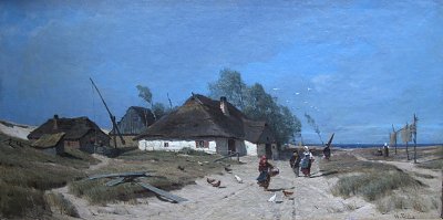 Auf Hiddensee von Antonie Biel als Kunstdruck auf Leinwand
