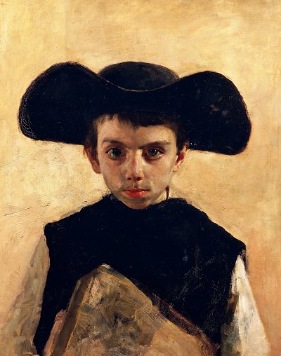 Prevetariello von Antonio Mancini als Kunstdruck auf Leinwand