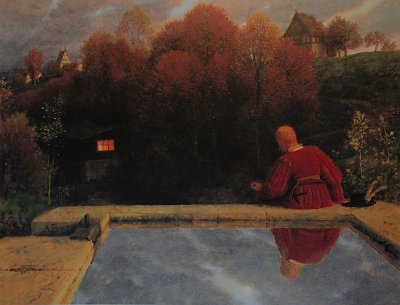 Die Heimkehr von Arnold Boecklin als Kunstdruck auf Leinwand