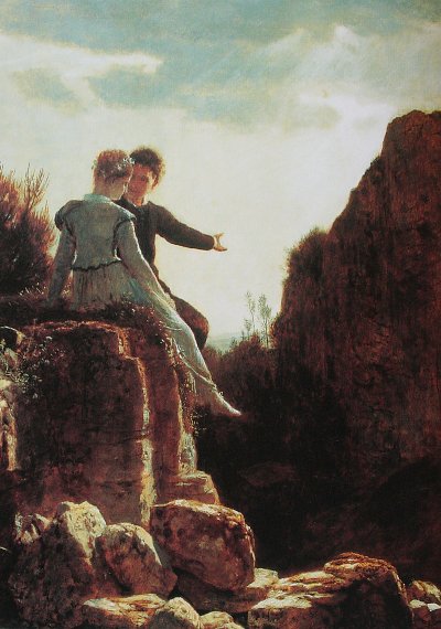 Honeymoon von Arnold Boecklin als Kunstdruck auf Leinwand