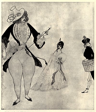 Albert in search of his ideals von Aubrey Beardsley als Kunstdruck auf Leinwand
