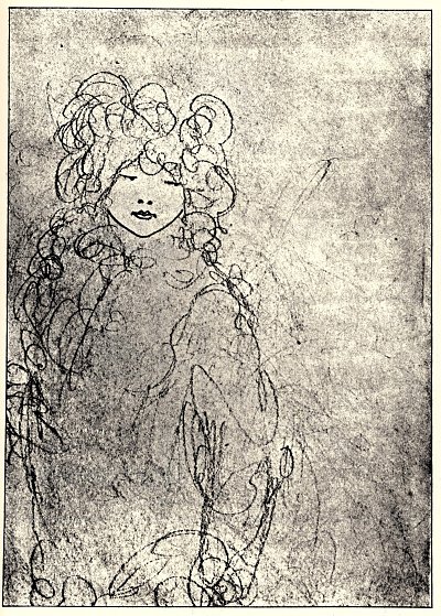 Child von Aubrey Beardsley als Kunstdruck auf Leinwand