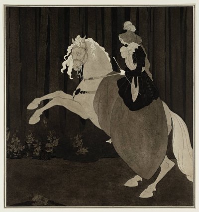 Frontispiece to Chopin s Third Ballade von Aubrey Beardsley als Kunstdruck auf Leinwand