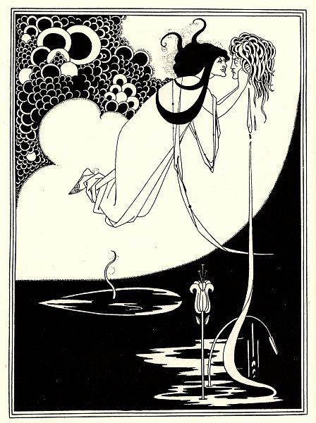 Kunstdruck The Climax von Aubrey Beardsley als Leinwandbild