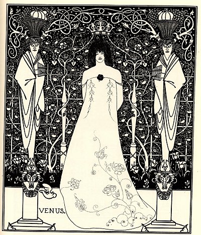 Venus and Tannhauser von Aubrey Beardsley als Kunstdruck auf Leinwand