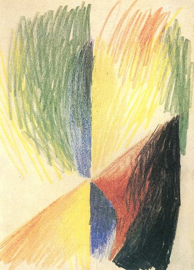 Abstrakte Formen 14 von August Macke als Kunstdruck auf Leinwand