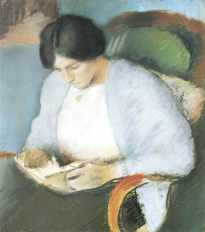 Portrait Elisabeth Gerhardt von August Macke als Kunstdruck auf Leinwand