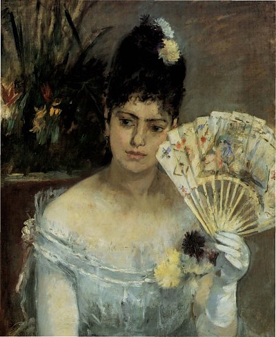 Au balL von Berthe Morisot als Kunstdruck auf Leinwand