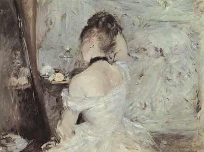 Dame bei der Toilette von Berthe Morisot als Kunstdruck auf Leinwand