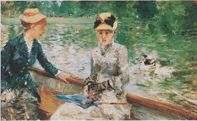 Sommertag von Berthe Morisot als Kunstdruck auf Leinwand