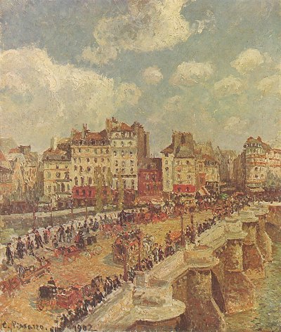 Le Pont Neuf von Camille Pissarro als Kunstdruck auf Leinwand
