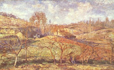 Maerzsonne von Camille Pissarro als Kunstdruck auf Leinwand