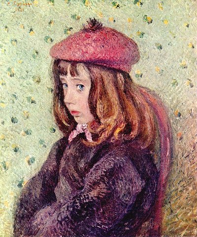 Portraet des Felix von Camille Pissarro als Kunstdruck auf Leinwand