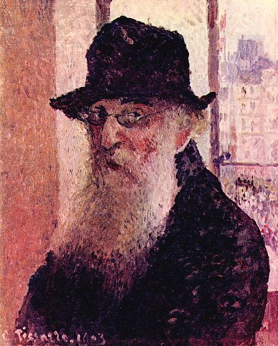 SelbstPortraet 1 von Camille Pissarro als Kunstdruck auf Leinwand