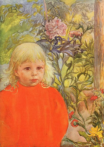Bo von Carl Larsson als Kunstdruck auf Leinwand