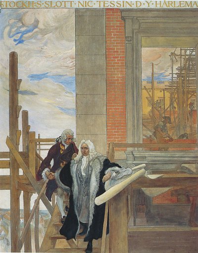 Slottsbygget Kunstdruck