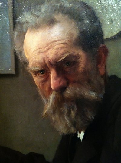 Portrait Carl Marr Fater von Carl-von-Marr als Kunstdruck auf Leinwand