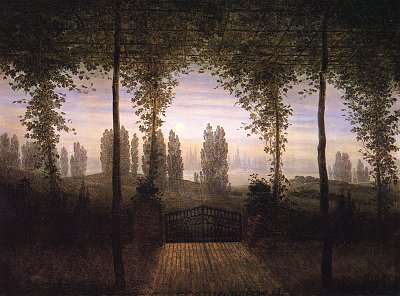 Gedaechtnisbild fuer Johann Emanuel Bremer von Caspar David Friedrich als Kunstdruck auf Leinwand