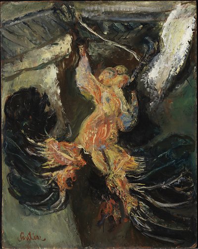 Hanging Turkey La Dinde Pendue von Chaim Soutine als Kunstdruck auf Leinwand