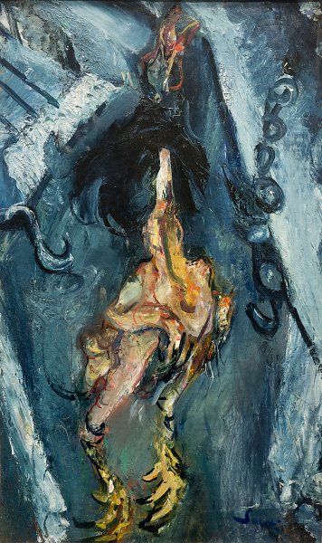 Kunstdruck Le poulet plume von Chaim Soutine als Leinwandbild