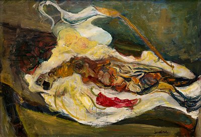 Nature morte au faisan von Chaim Soutine als Kunstdruck auf Leinwand