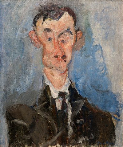 Portrait d homme emile Lejeune von Chaim Soutine als Kunstdruck auf Leinwand