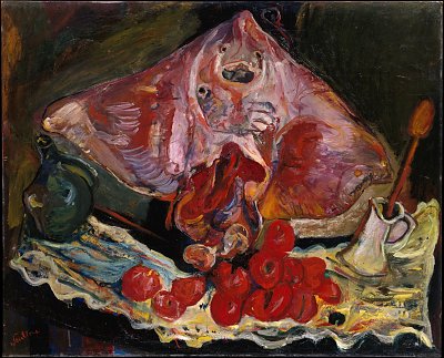 Stilll life with rayfish von Chaim Soutine als Kunstdruck auf Leinwand