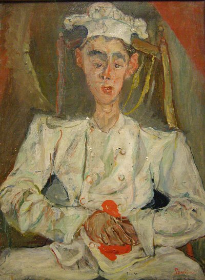 Young pastry chef von Chaim Soutine als Kunstdruck auf Leinwand