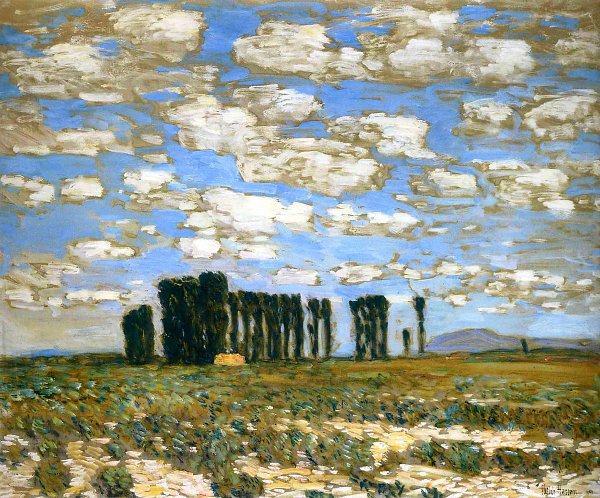 Kunstdruck Harney Desert Landscape von Childe Hassam als Leinwandbild