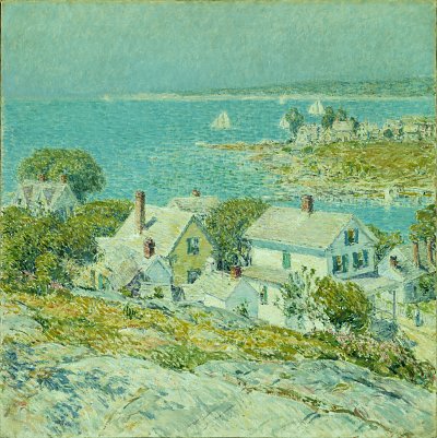 New england headlands von Childe Hassam als Kunstdruck auf Leinwand