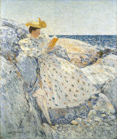 Summer Sunlight von Childe Hassam als Kunstdruck auf Leinwand