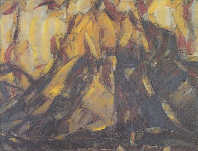 Der Berg von Christian Rohlfs als Kunstdruck auf Leinwand