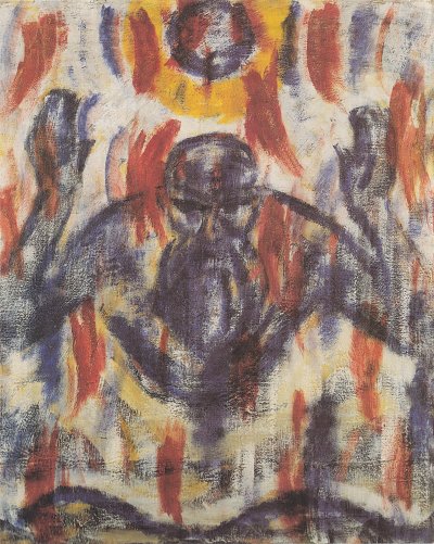 Der Geist Gottes ueber den Wassern von Christian Rohlfs als Kunstdruck auf Leinwand