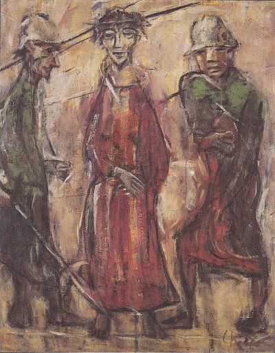 Ecce Homo von Christian Rohlfs als Kunstdruck auf Leinwand