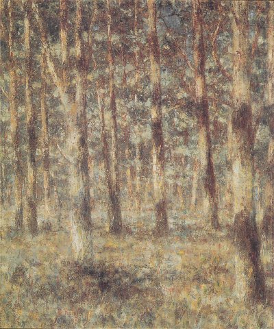 Waldweben von Christian Rohlfs als Kunstdruck auf Leinwand