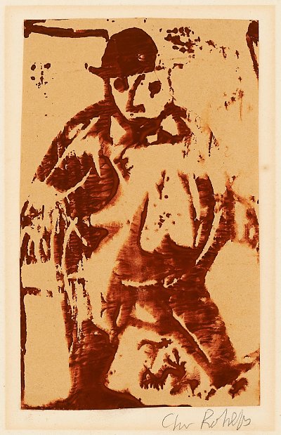 Der Bürger von Christian Rohlfs als Kunstdruck auf Leinwand