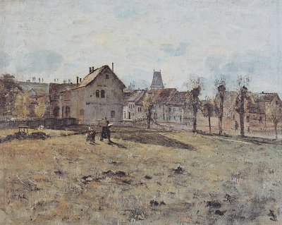 Ehringsdorf bei Weimar von Christian Rohlfs als Kunstdruck auf Leinwand