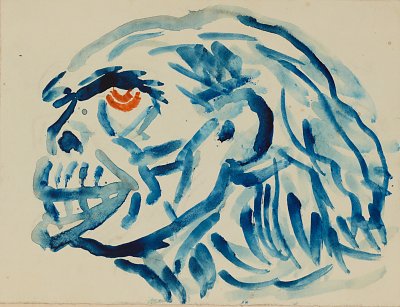 Eingeborener von Christian Rohlfs als Kunstdruck auf Leinwand
