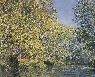 Eine Biegung der Epte bei Giverny von Claude Monet als Kunstdruck auf Leinwand