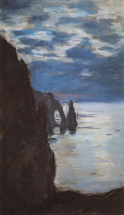 Etretat von Claude Monet als Kunstdruck auf Leinwand