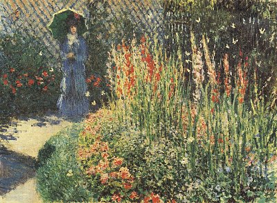Gladiolen von Claude Monet als Kunstdruck auf Leinwand