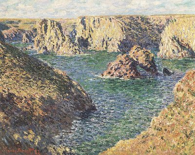 Port Domois Belle Ille von Claude Monet als Kunstdruck auf Leinwand